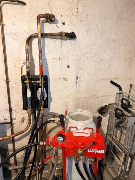 Travaux de remplacement d'une chaudière fioul par une pompe à chaleur Vaillant au Havre (76600)