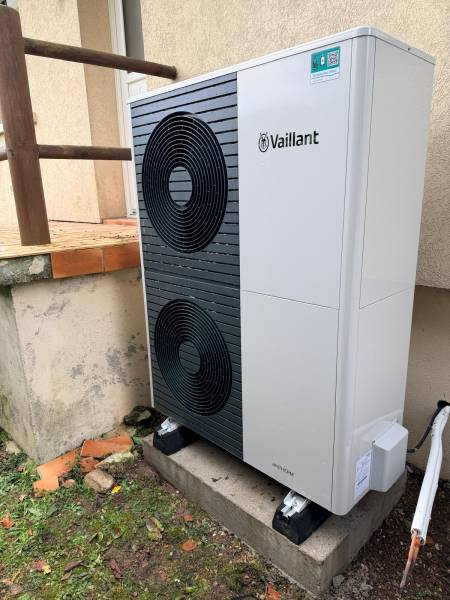 Nouvelle pompe à chaleur Vaillant